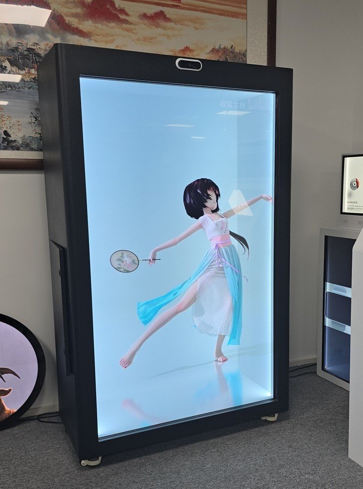 Totem d’affichage interactif avec avatar IA